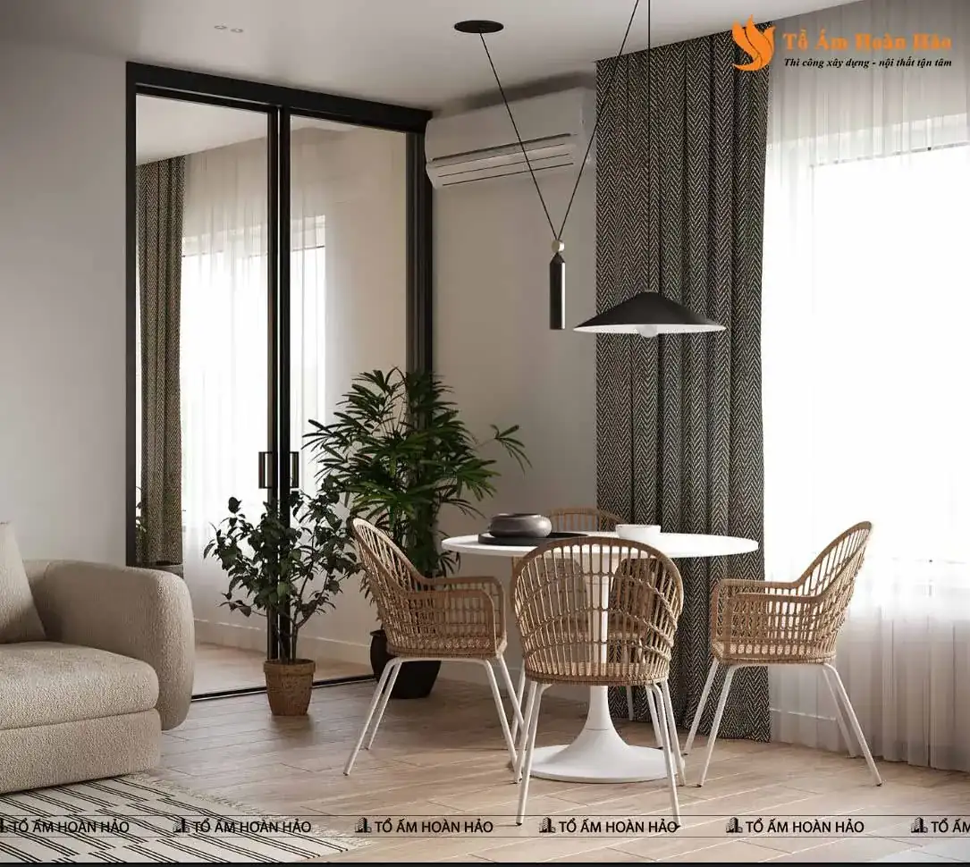 ẤN TƯỢNG THIẾT KẾ NỘI THẤT CĂN HỘ HÀ ĐÔ QUẬN 10 – 2 PHÒNG NGỦ, 70M2