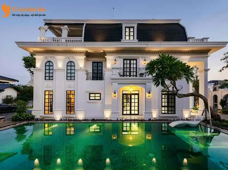 BIỆT THỰ CỔ ĐIỂN DIỆN TÍCH 1200M2