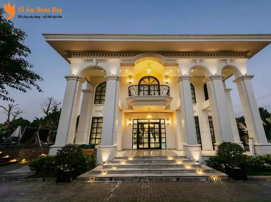BIỆT THỰ CỔ ĐIỂN DIỆN TÍCH 1200M2