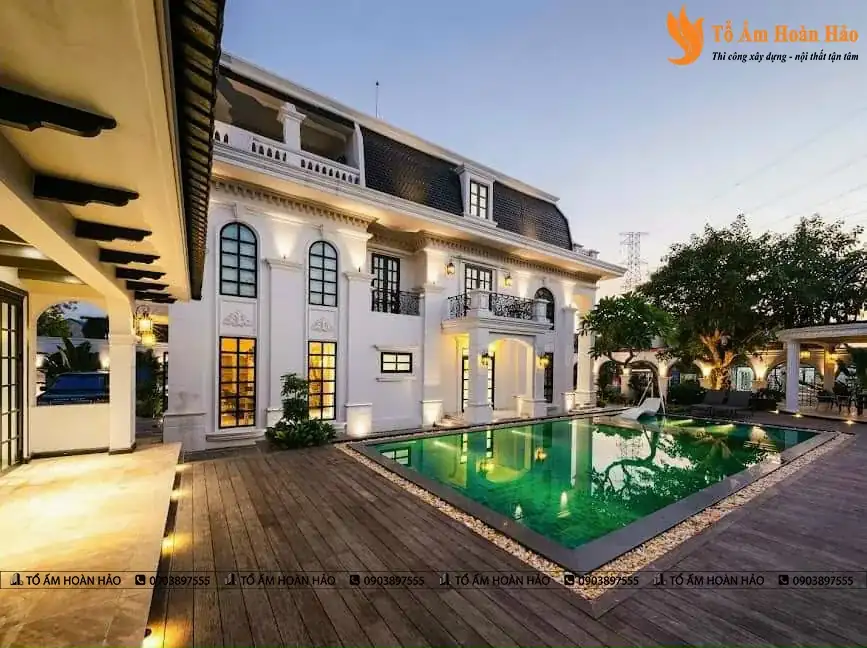 BIỆT THỰ CỔ ĐIỂN DIỆN TÍCH 1200M2