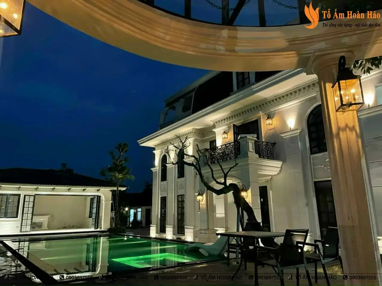 BIỆT THỰ CỔ ĐIỂN DIỆN TÍCH 1200M2