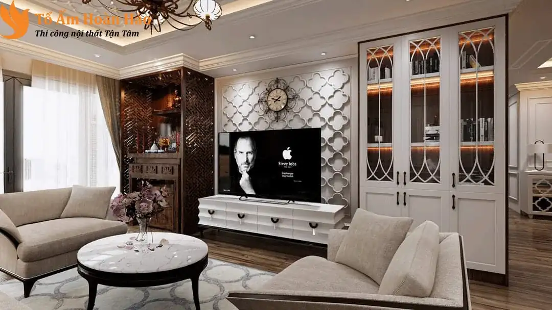 THIẾT KẾ VÀ THI CÔNG NỘI THẤT CHUNG CƯ VINHOME CENTRAL PARK 96M2 CHỊ HẰNG – BÌNH THẠNH