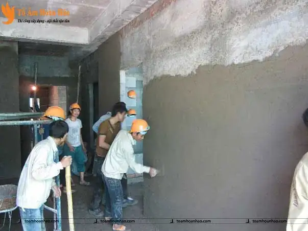 Những lưu ý khi thi công tô trát tường nhà