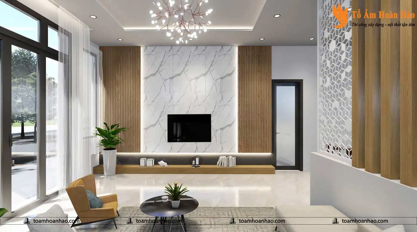 Mẫu phòng khách nhà phố