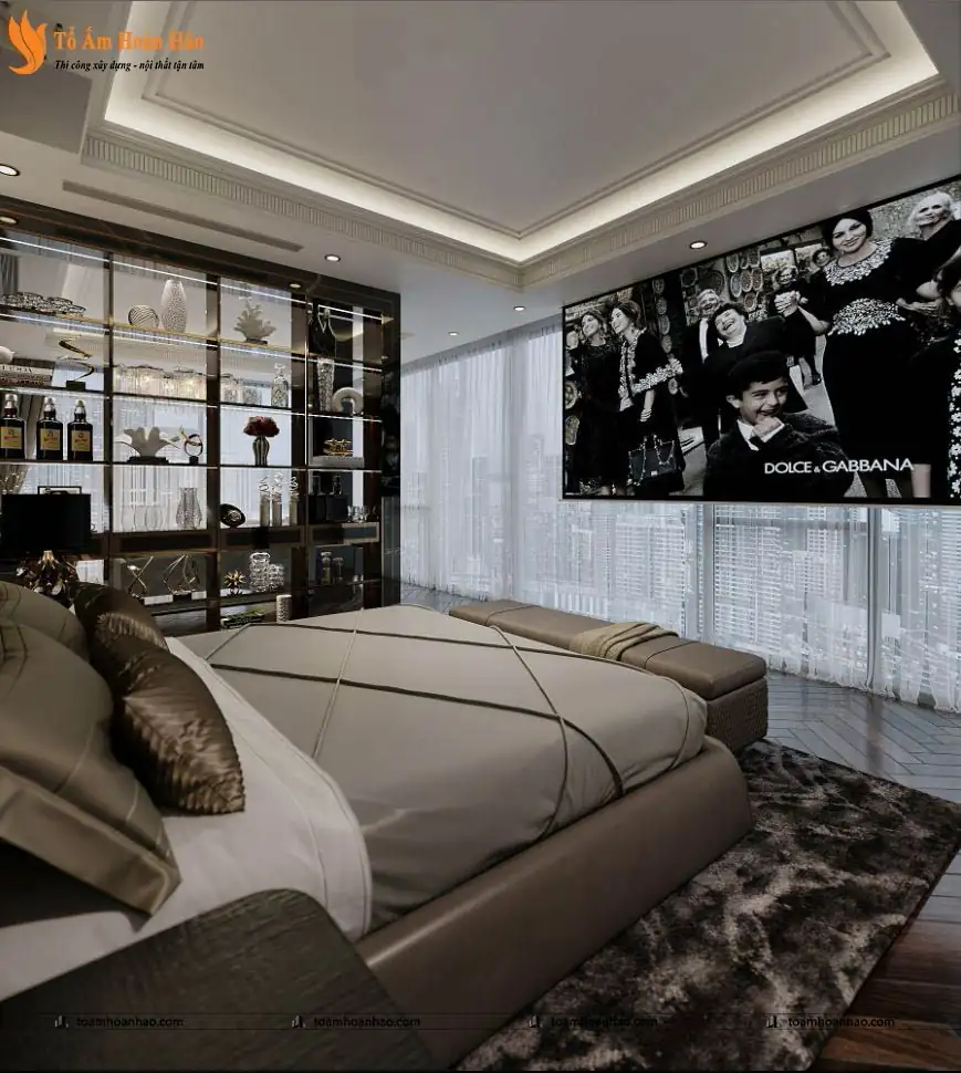 Phòng ngủ luxury sang trọng