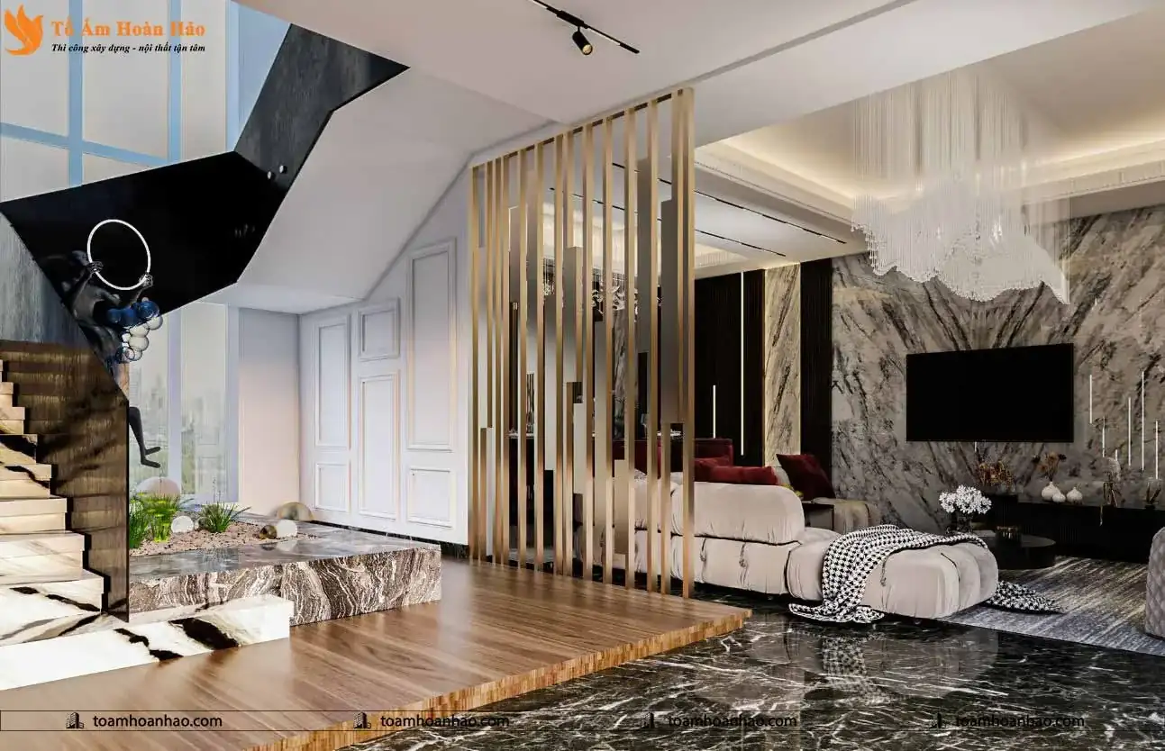 Mẫu cầu thang đẹp mang phong cách hiện đại