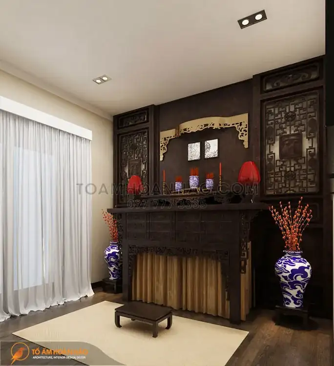 20+ MẪU THIẾT KẾ PHÒNG THỜ ĐẸP CHUẨN PHONG THỦY 2023