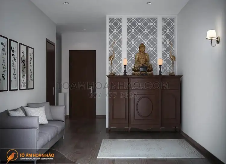 20+ MẪU THIẾT KẾ PHÒNG THỜ ĐẸP CHUẨN PHONG THỦY 2023