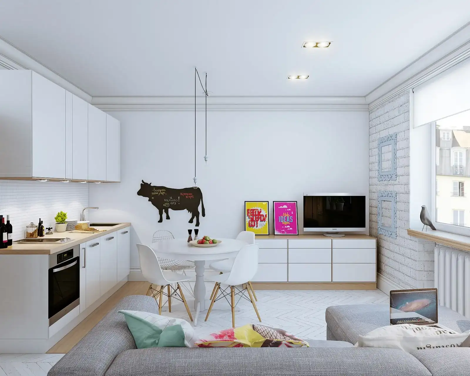 thiết kế nội thất cho nhà nhỏ