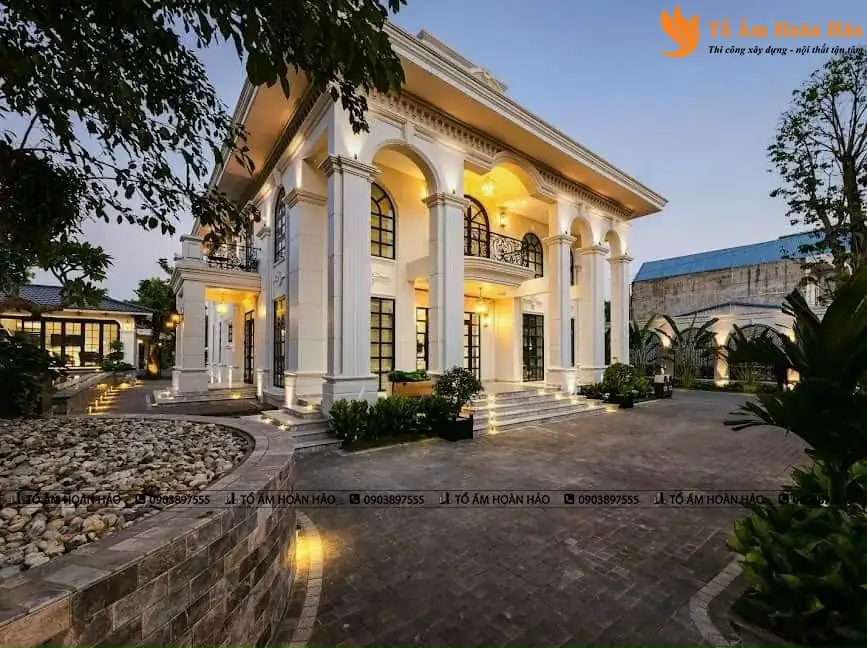 BIỆT THỰ CỔ ĐIỂN DIỆN TÍCH 1200M2