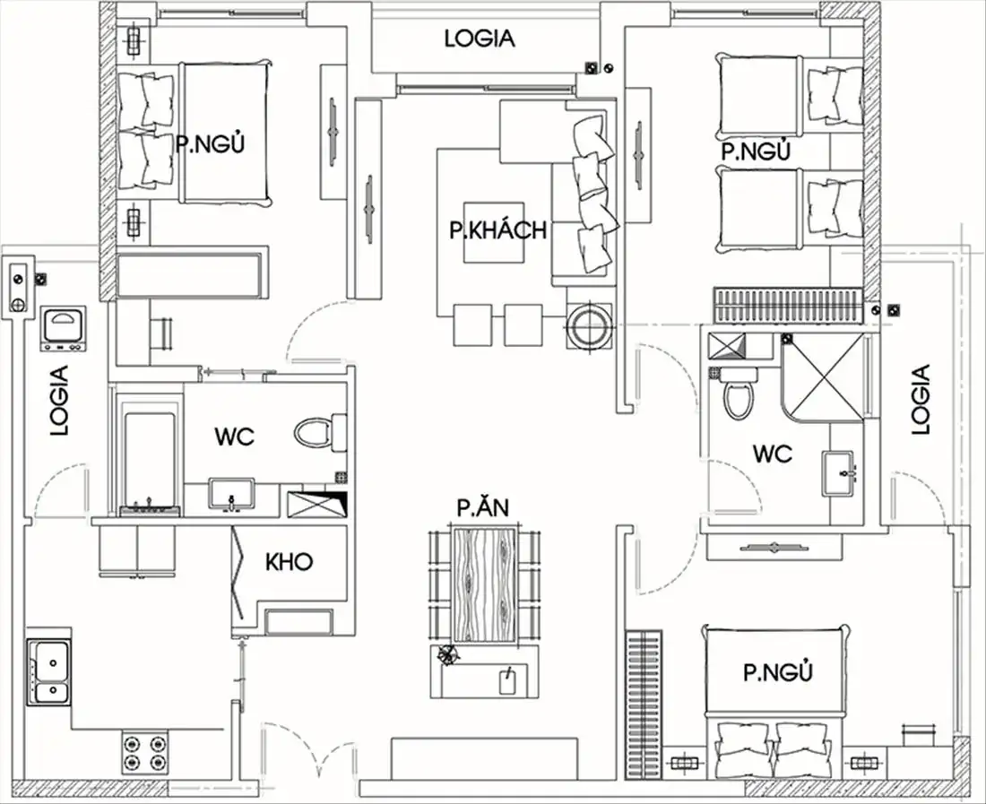 quy trình thi công trọn gói nội thất