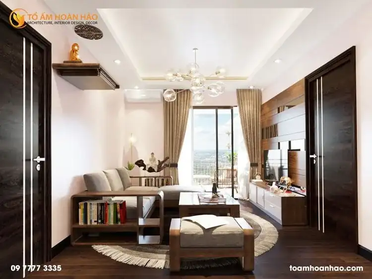 thiết kế thi công kiến trúc nội thất chung cư An Bình 2