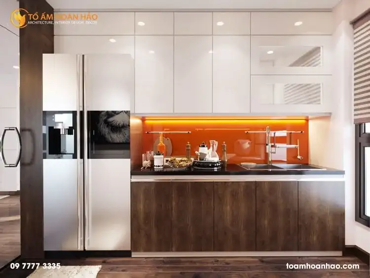 thiết kế thi công kiến trúc nội thất chung cư An Bình 4