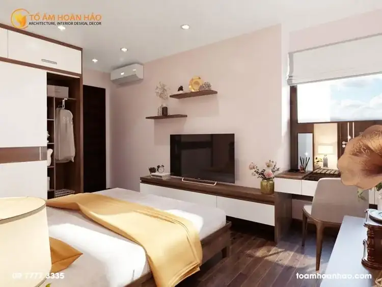 thiết kế thi công kiến trúc nội thất chung cư An Bình 6