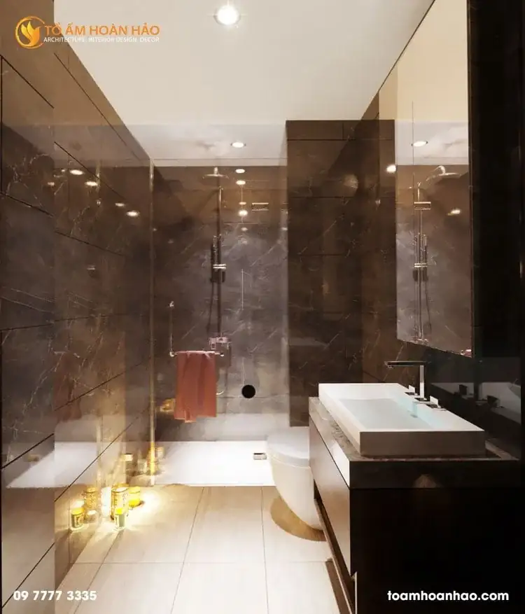 thiết kế thi công kiến trúc nội thất chung cư An Bình 13