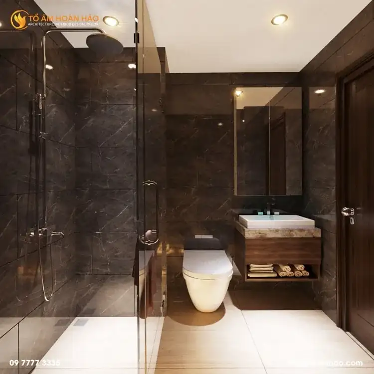 thiết kế thi công kiến trúc nội thất chung cư An Bình 14
