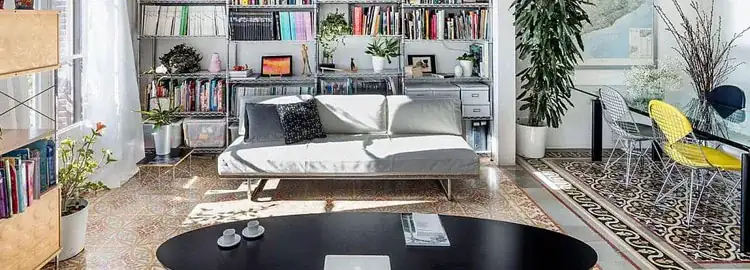 Mãn nhãn với thiết kế nội thất chung cư 60m2 không tường bao