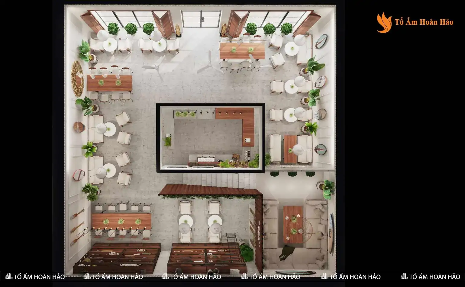 OCEAN COFFEE – THIẾT KẾ QUÁN CÀ PHÊ 170M2 MANG HƠI THỞ BIỂN CẢ VỚI PHONG CÁCH COASTAL