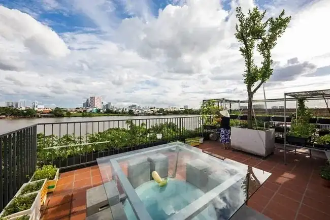 thiết kế nhà đẹp mặt tiền 7m2 3