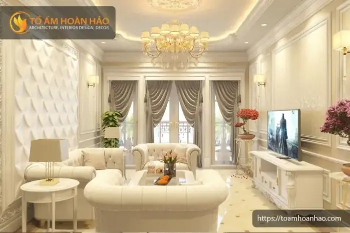 thiết kế nội thất tân cổ điển