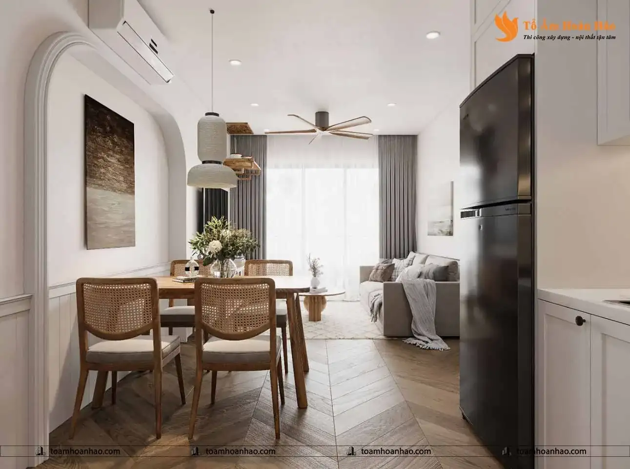 Tổ Ấm Hoàn Hảo là đơn vị có nhiều năm kinh nghiệm trong lĩnh vực thiết kế nội thất chung cư và thi công nhà phố, biệt thự trọn gói. Trong suốt nhiều năm qua, chúng tôi luôn nhận được nhiều sự tín nhiệm đến từ khách hàng.