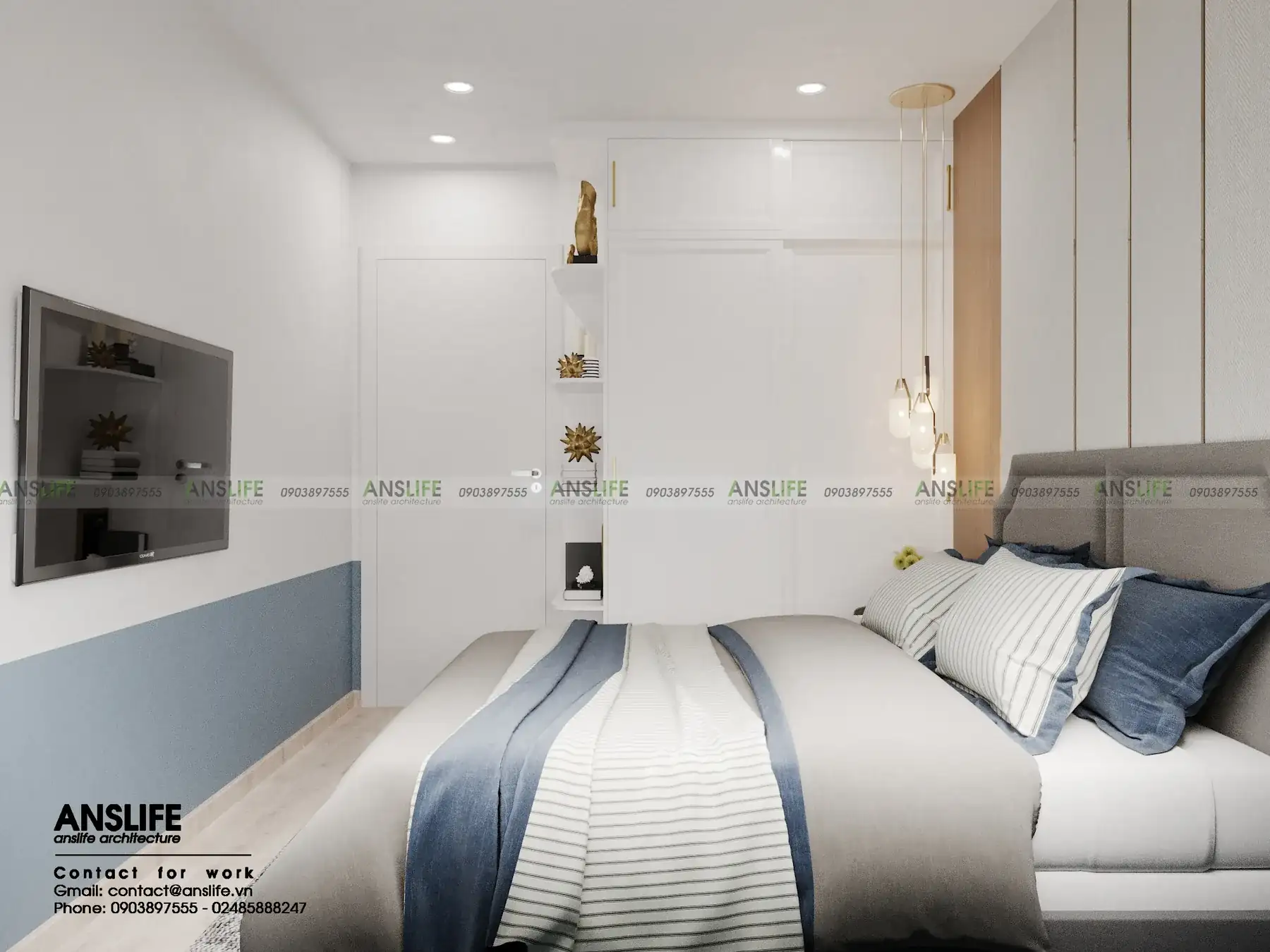 THIẾT KẾ NỘI THẤT CHUNG CƯ VINHOMES GRANDPARK DIỆN TÍCH 82M2 – PHONG CÁCH BÁN CỔ ĐIỂN SANG TRỌNG