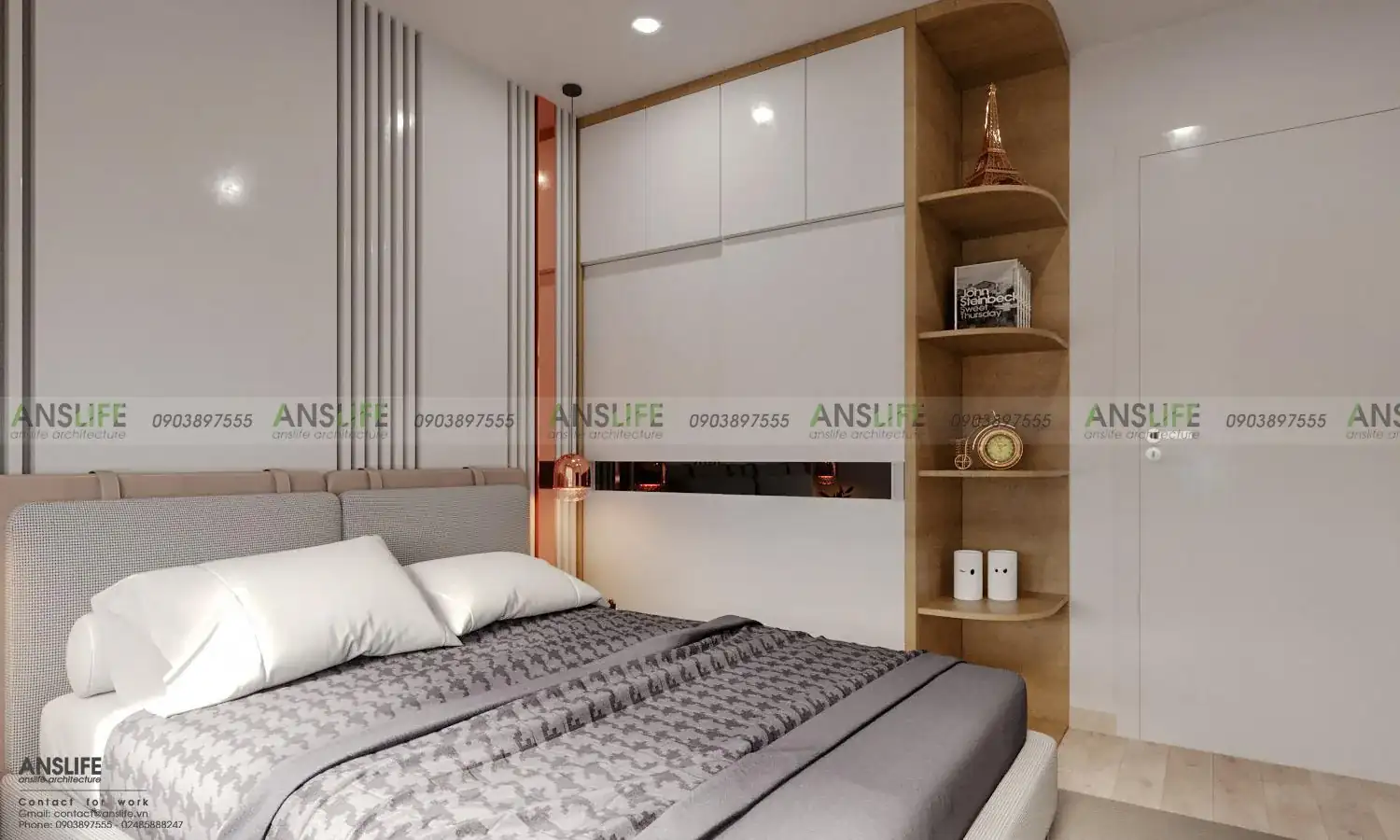 THIẾT KẾ NỘI THẤT CHUNG CƯ VINHOMES GRANDPARK DIỆN TÍCH 82M2 – PHONG CÁCH BÁN CỔ ĐIỂN SANG TRỌNG