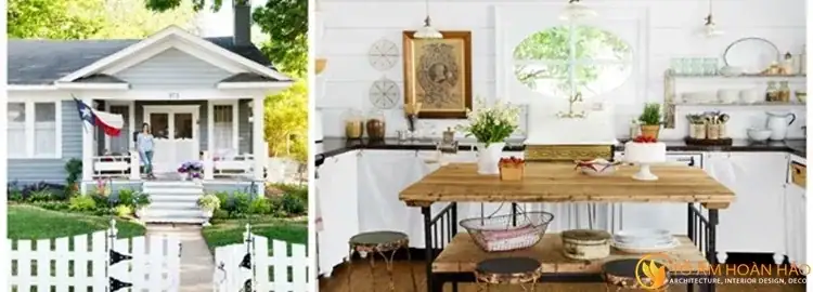 Thiết kế nội thất nhà đẹp mê ly với phong cách vintage bình yên