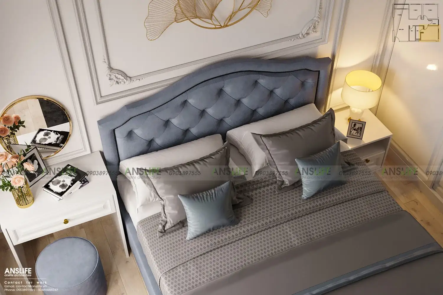 THIẾT KẾ NỘI THẤT PENTHOUSE 280M2 – PHONG CÁCH HIỆN ĐẠI LUXURY