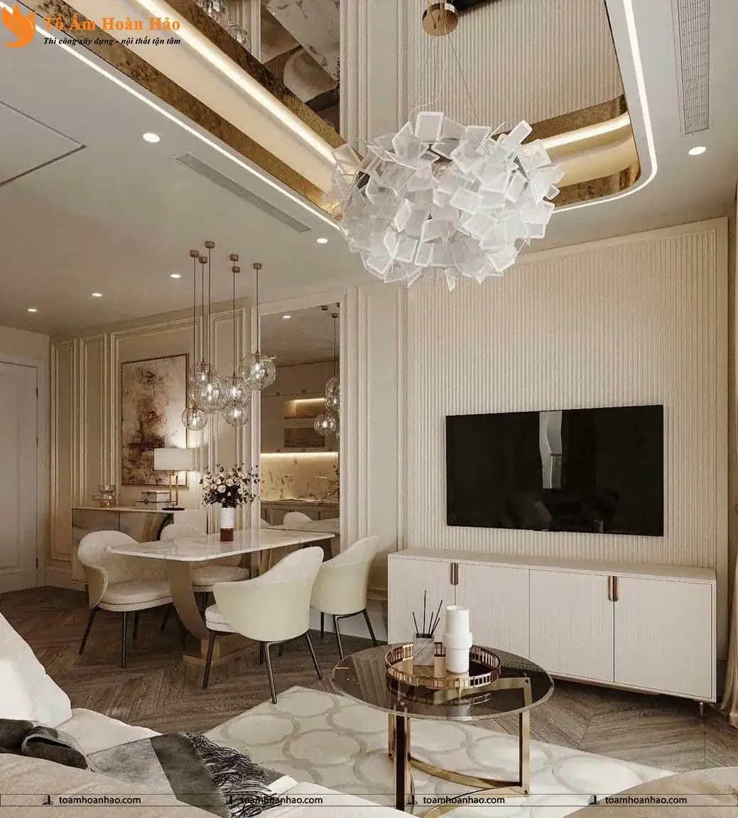 Thi công nội thất trọn gói chung cư 2 phòng ngủ +1, Vinhomes Grand Park, TP. Hồ Chí Minh