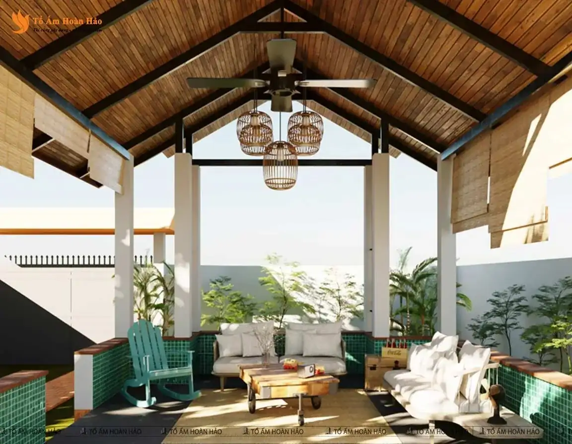 Ý TƯỞNG THIẾT KẾ SÂN THƯỢNG ĐẸP MẮT XU HƯỚNG MỚI NHẤT 2023 – BẠN KHÔNG THỂ BỎ LỠ