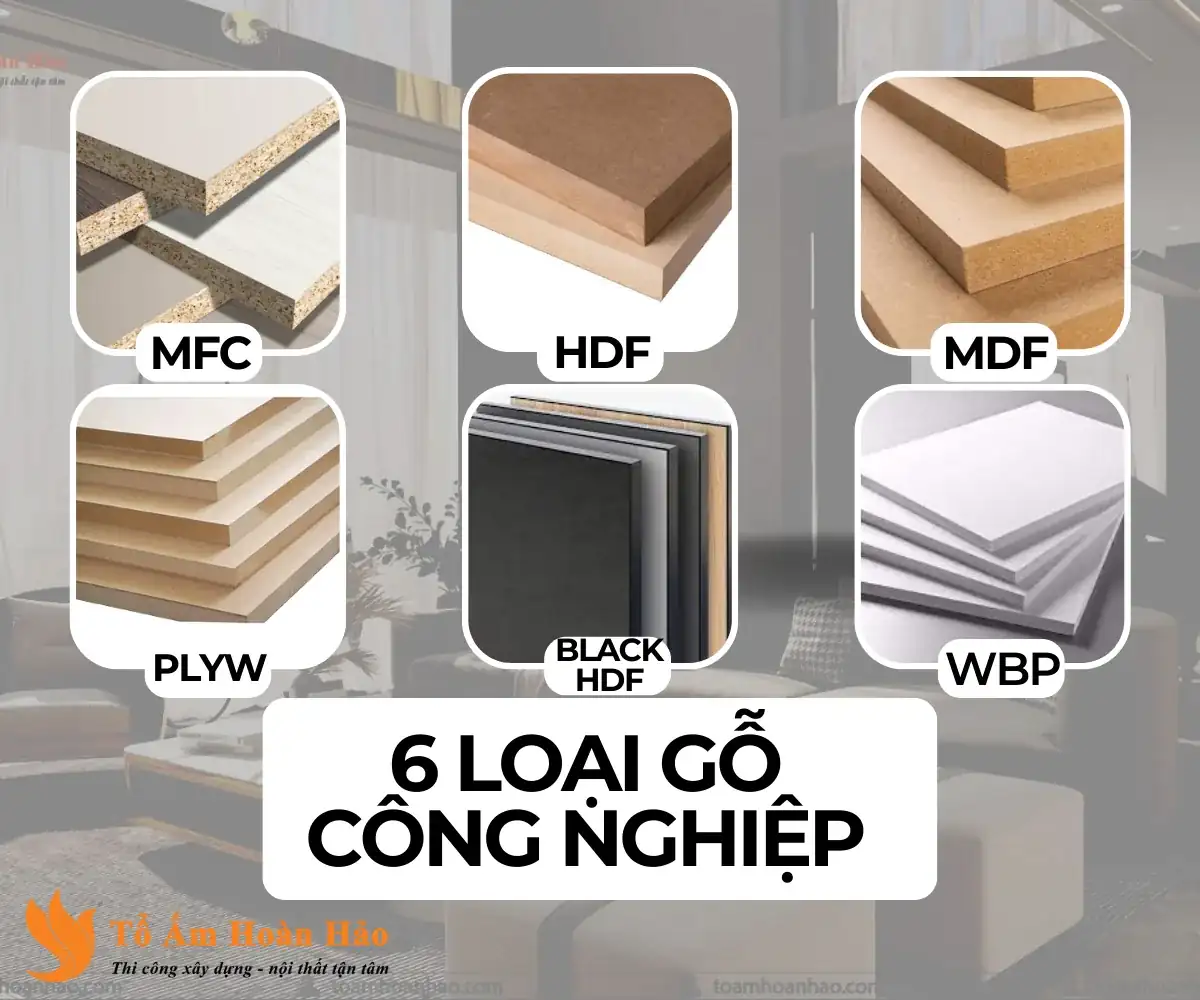 GIỚI THIỆU 6 LOẠI VẬT LIỆU GỖ CÔNG NGHIỆP PHỔ BIẾN NHẤT HIỆN NAY