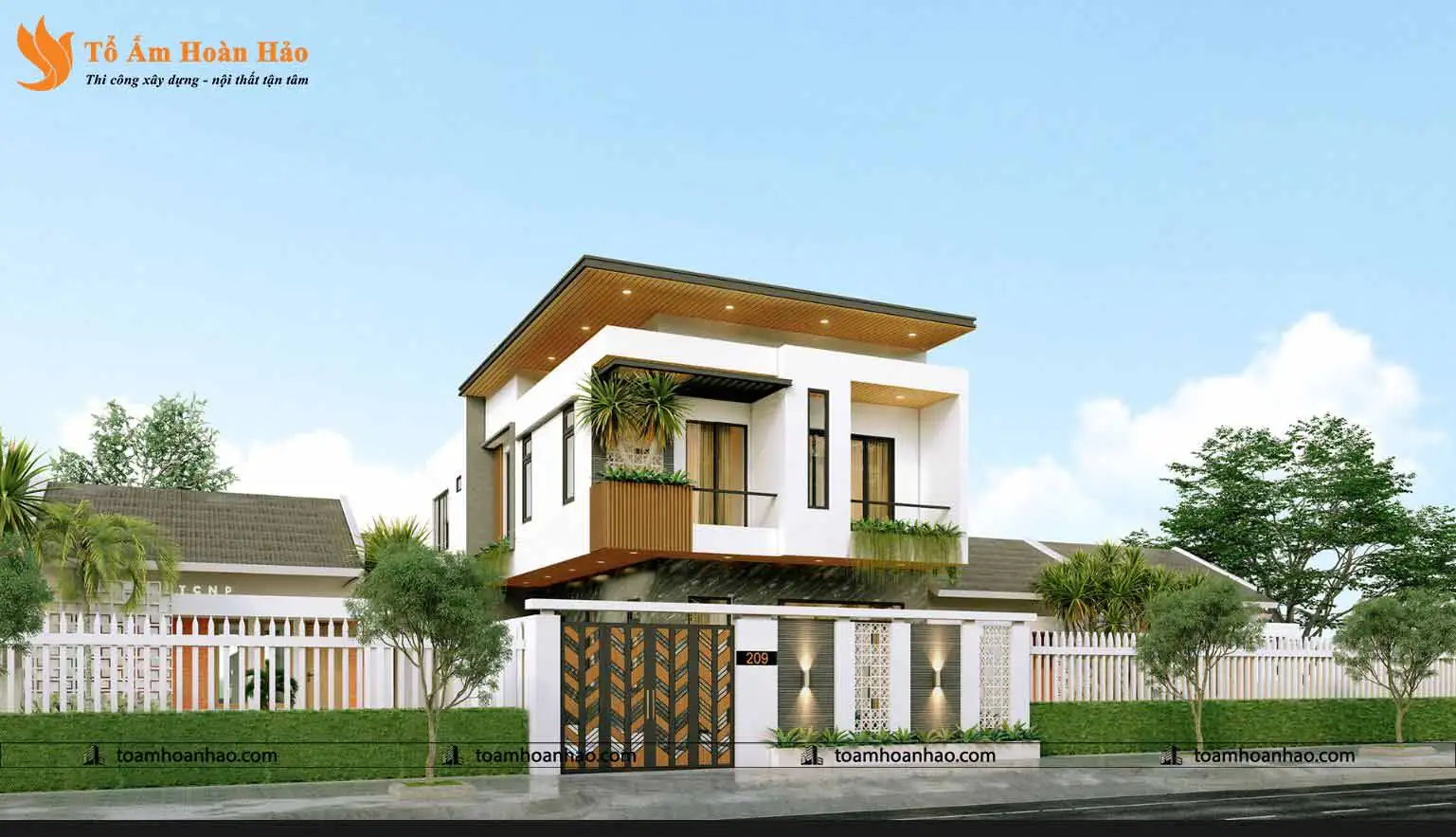 Mẫu nhà phố của Tổ Ấm Hoàn Hảo