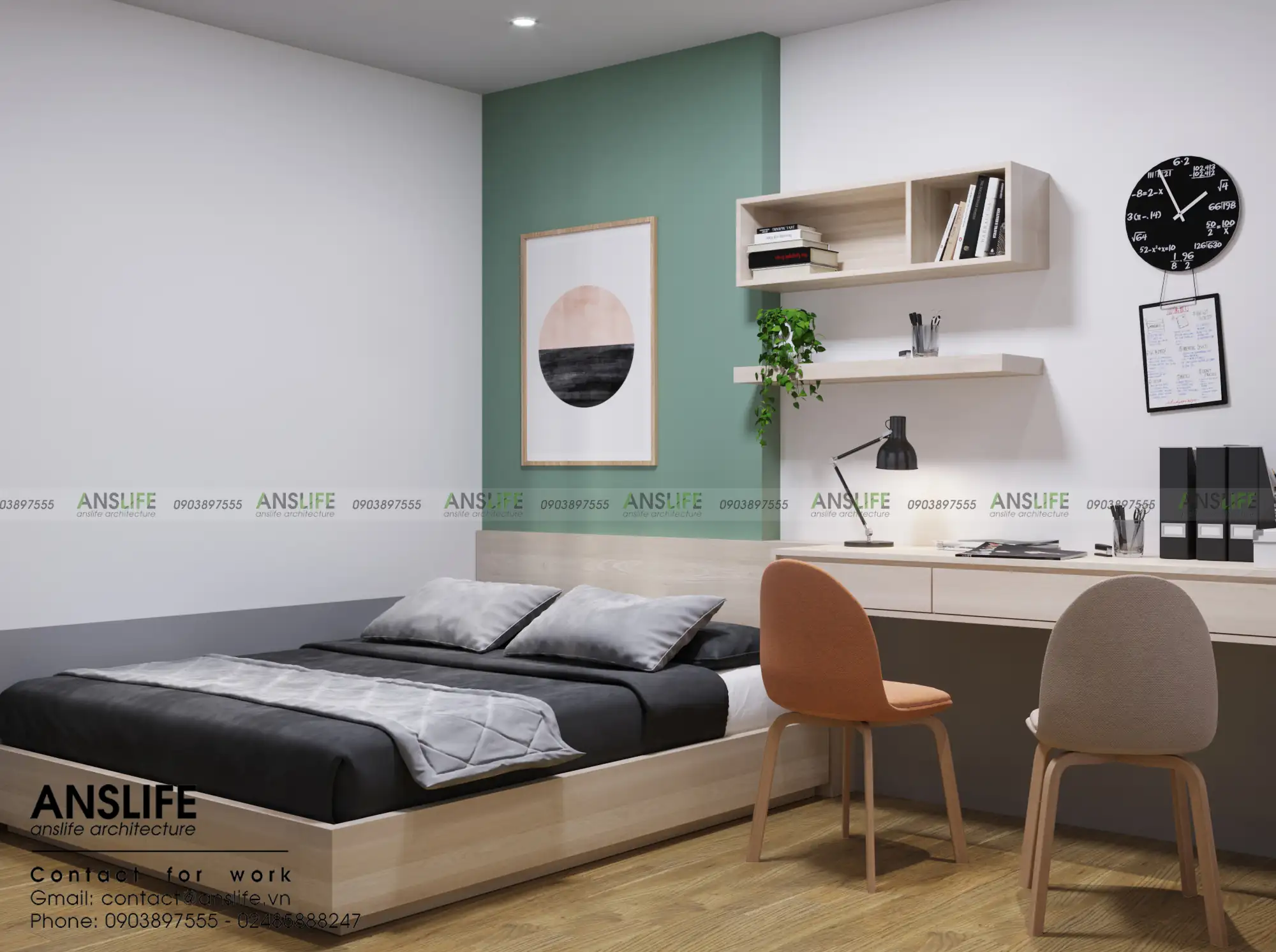 Phòng ngủ không có cửa sổ