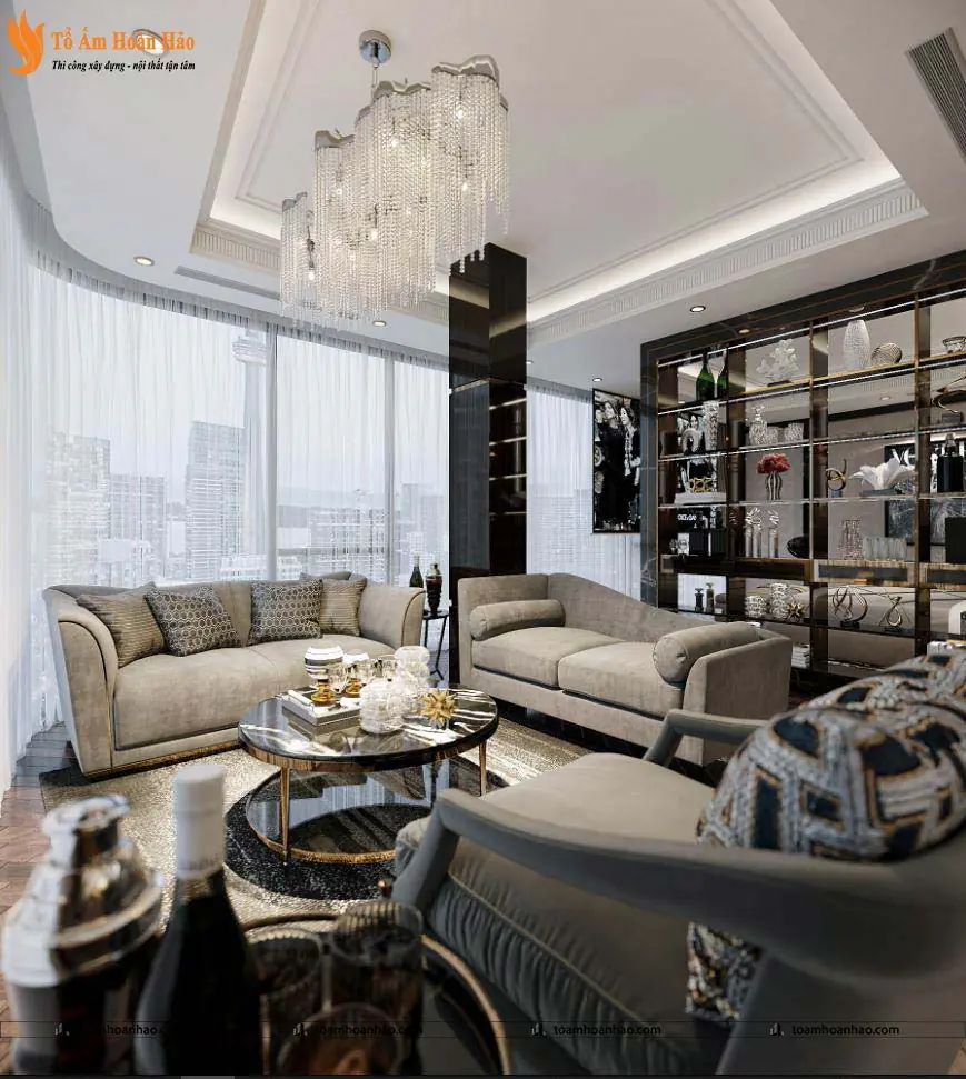 Phối cảnh 08 – 10+ MẪU THIẾT KẾ NỘI THẤT PHÒNG NGỦ LUXURY SANG CHẢNH VÀ THỜI THƯỢNG
