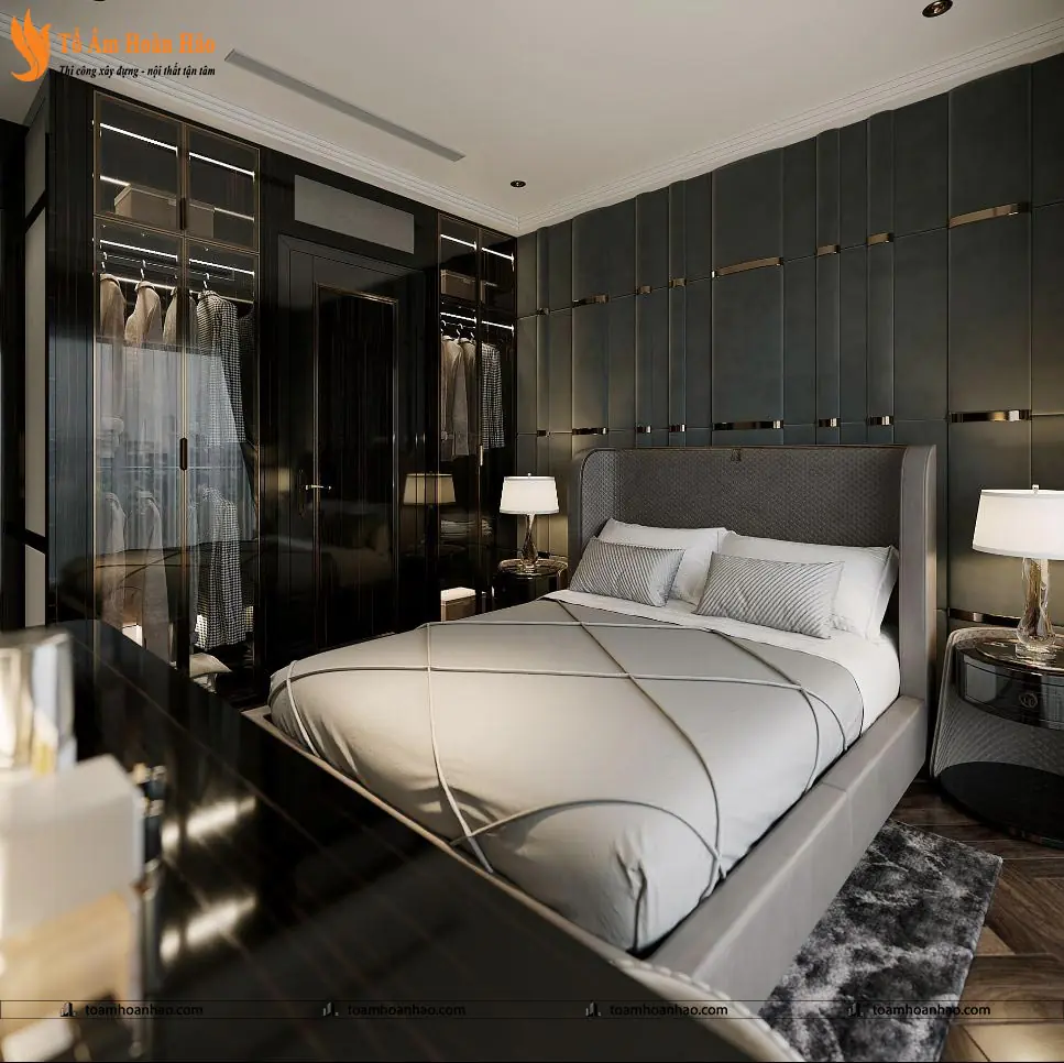 Phối cảnh 18 – 10+ MẪU THIẾT KẾ NỘI THẤT PHÒNG NGỦ LUXURY SANG CHẢNH VÀ THỜI THƯỢNG