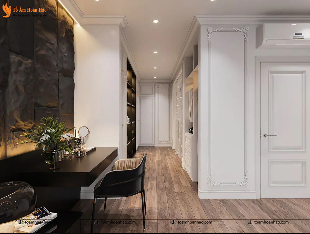 Phối cảnh 43 – 10+ MẪU THIẾT KẾ NỘI THẤT PHÒNG NGỦ LUXURY SANG CHẢNH VÀ THỜI THƯỢNG