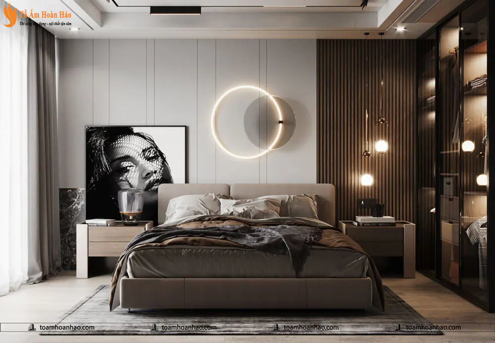 Phối cảnh 45 – 10+ MẪU THIẾT KẾ NỘI THẤT PHÒNG NGỦ LUXURY SANG CHẢNH VÀ THỜI THƯỢNG