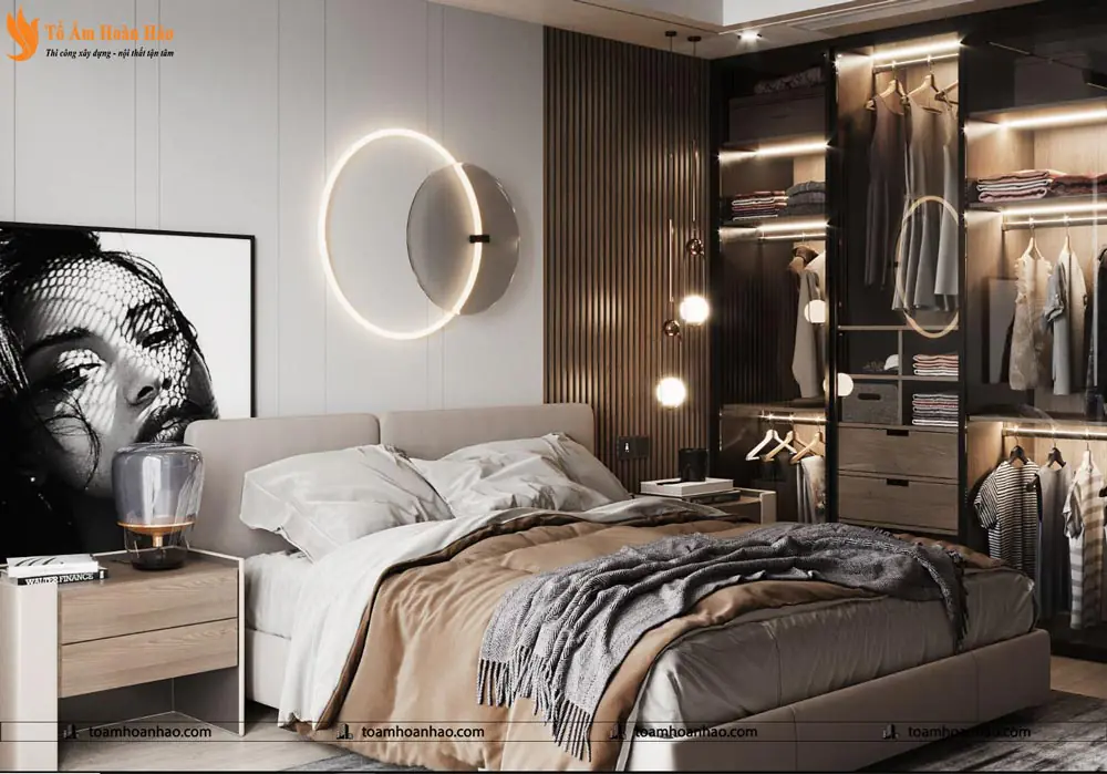 Phối cảnh 46 – 10+ MẪU THIẾT KẾ NỘI THẤT PHÒNG NGỦ LUXURY SANG CHẢNH VÀ THỜI THƯỢNG