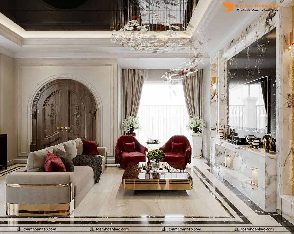 Phối cảnh 06 – Mẫu thiết kế biệt thự đẹp 2 tầng tại Long An.