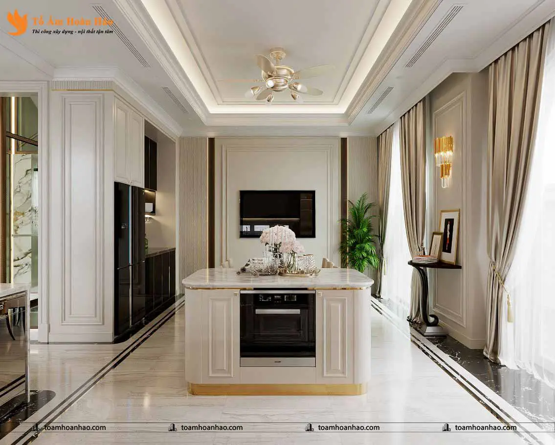 Phối cảnh 09 – Mẫu thiết kế biệt thự đẹp 2 tầng tại Long An.