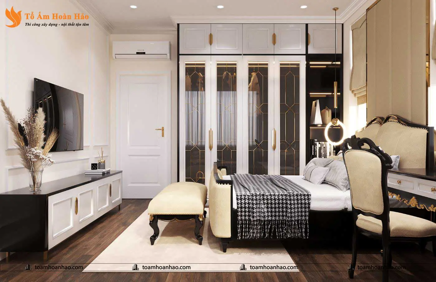 Phối cảnh 17 – Mẫu thiết kế biệt thự đẹp 2 tầng tại Long An.