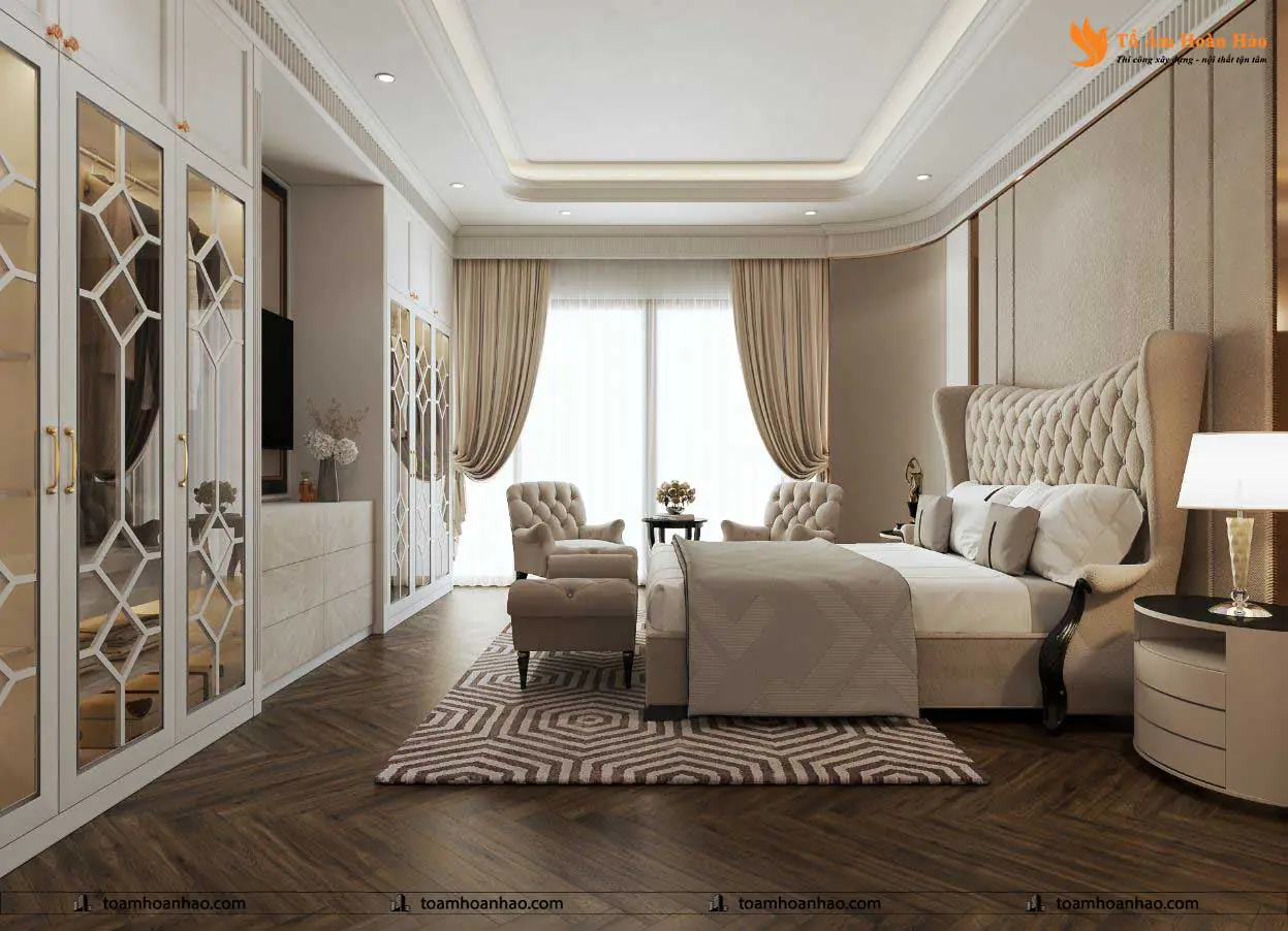 Phối cảnh 18 – Mẫu thiết kế biệt thự đẹp 2 tầng tại Long An.