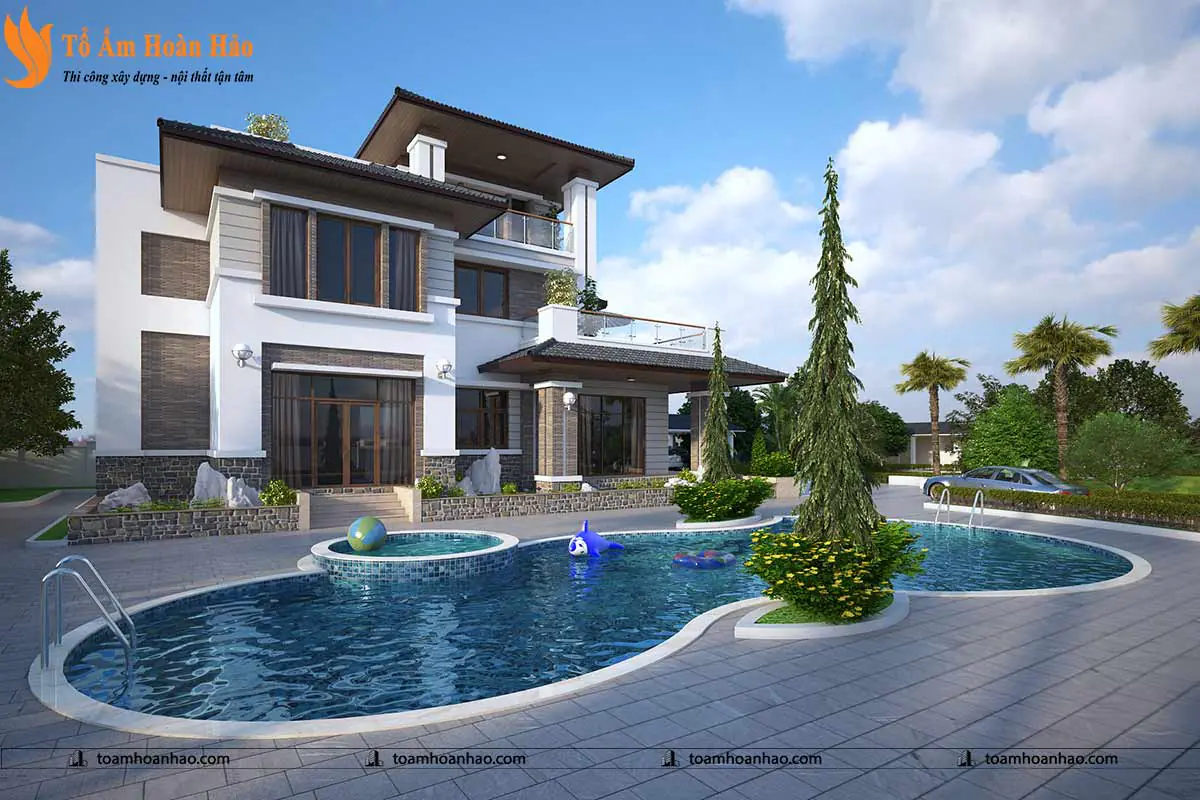 MẪU THIẾT KẾ BIỆT THỰ HIỆN ĐẠI ĐẸP NÂNG TẦM GIÁ TRỊ CUỘC SỐNG