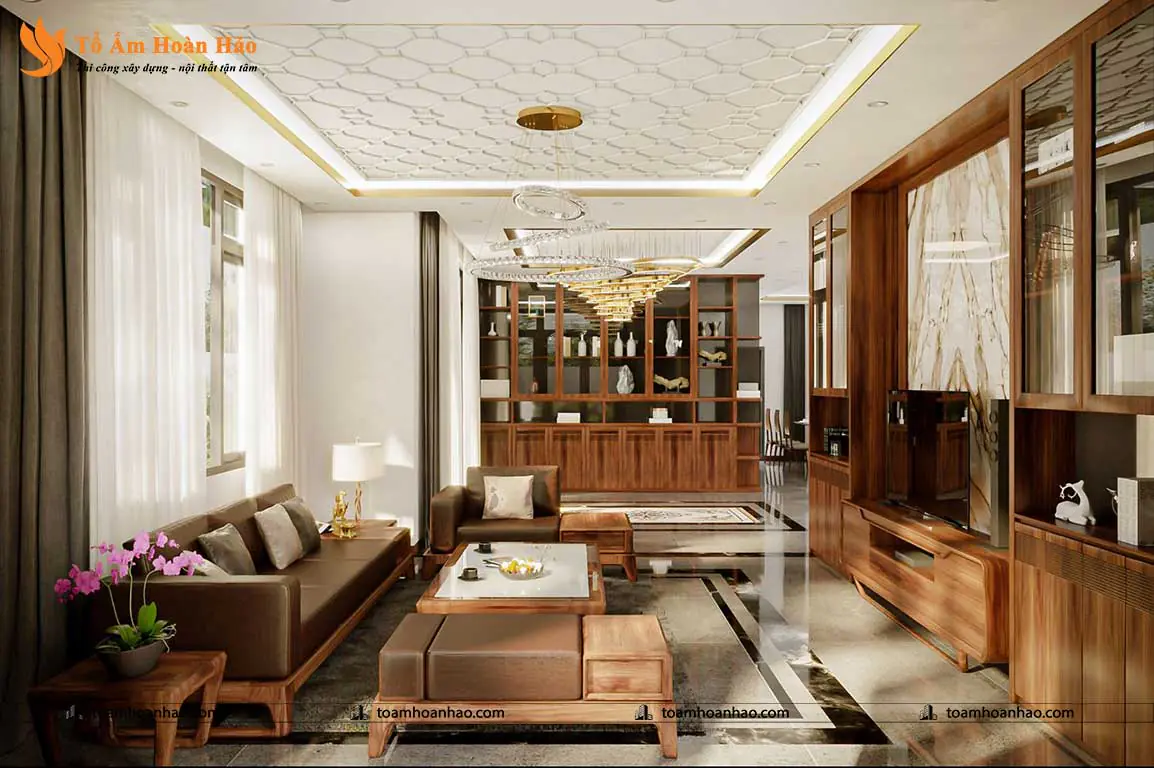Phối cảnh 06 – THIẾT KẾ BIỆT THỰ ĐẸP VỚI NHÀ MÁI THÁI 2 TẦNG – ĐÀ NẴNG, 12mX15m THỂ HIỆN SỰ ĐẲNG CẤP CỦA GIA CHỦ