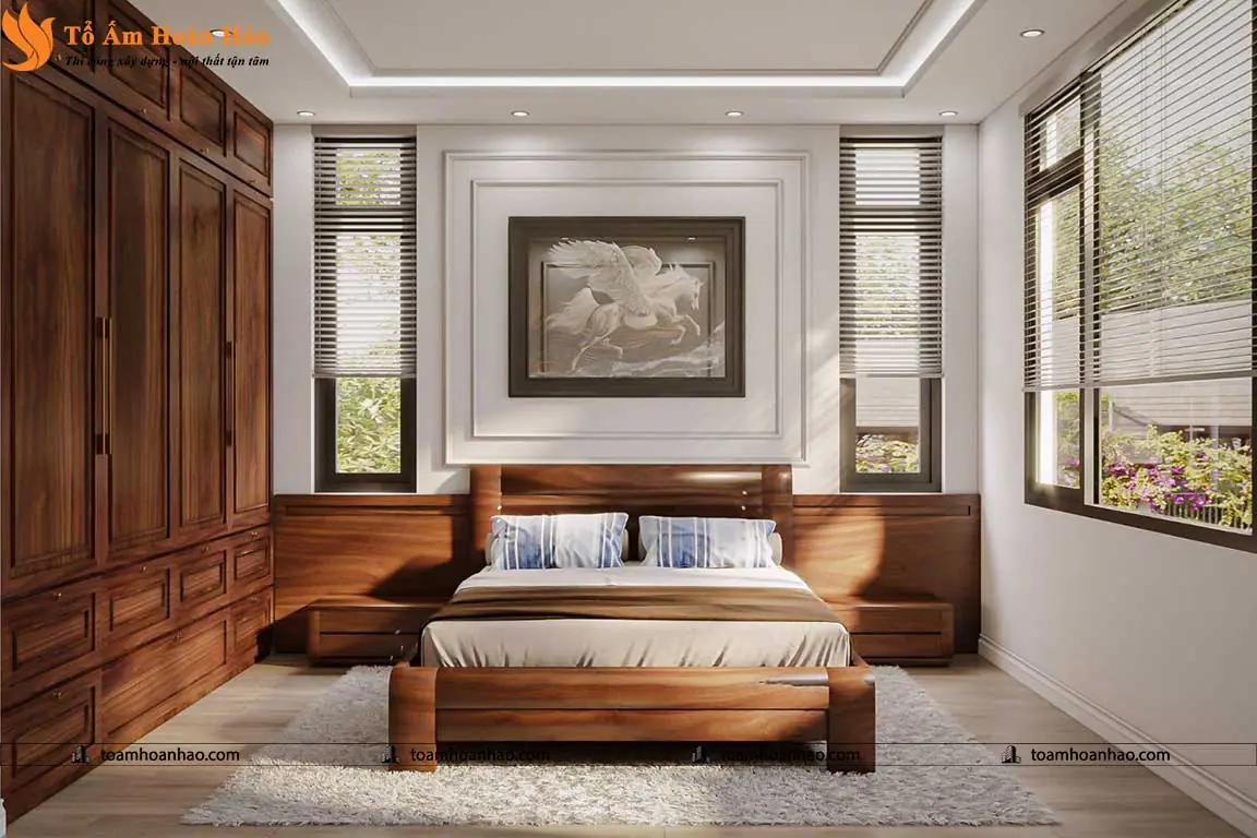 Phối cảnh 14 – THIẾT KẾ BIỆT THỰ ĐẸP VỚI NHÀ MÁI THÁI 2 TẦNG – ĐÀ NẴNG, 12mX15m THỂ HIỆN SỰ ĐẲNG CẤP CỦA GIA CHỦ