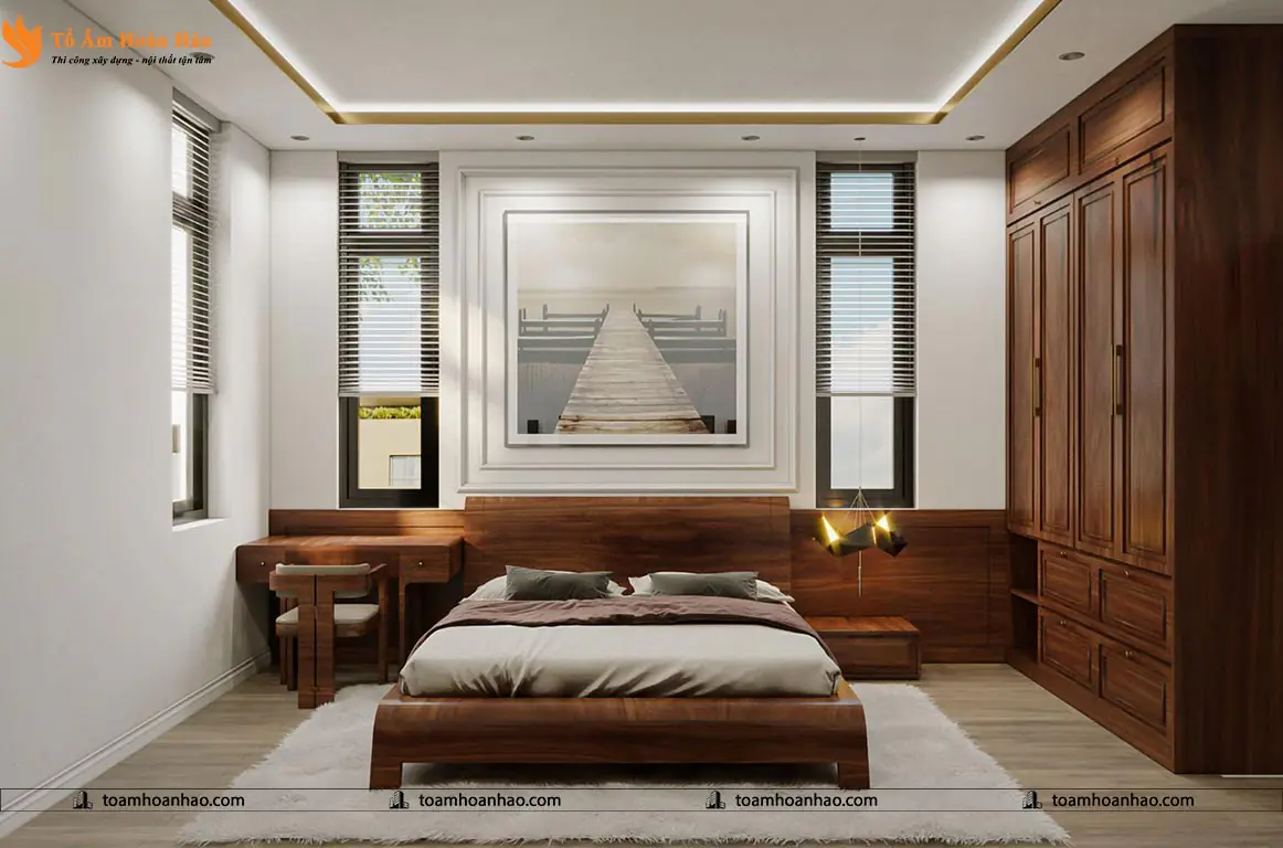 Phối cảnh 16 – THIẾT KẾ BIỆT THỰ ĐẸP VỚI NHÀ MÁI THÁI 2 TẦNG – ĐÀ NẴNG, 12mX15m THỂ HIỆN SỰ ĐẲNG CẤP CỦA GIA CHỦ