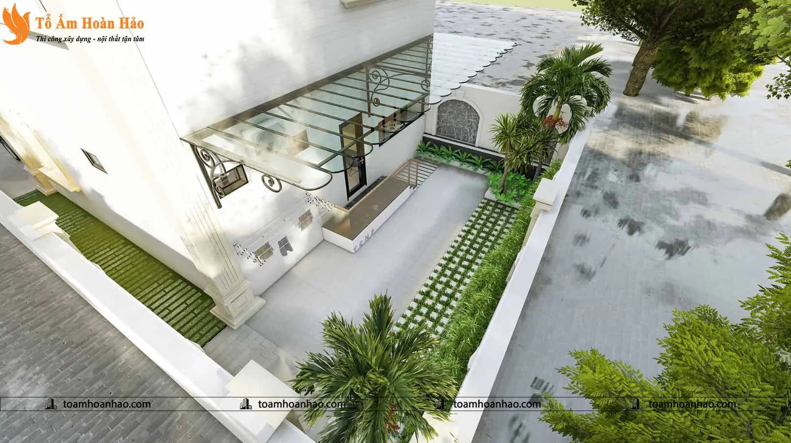 Phối cảnh 07 – THIẾT KẾ THI CÔNG BIỆT THỰ NHÀ VƯỜN – TP. HỒ CHÍ MINH VỚI TỔNG DIỆN TÍCH 300M2