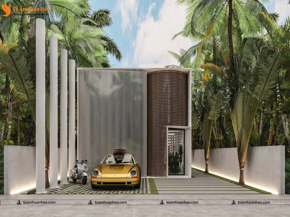 Phối cảnh 02 – THIẾT KẾ BIỆT THỰ VILLA SIÊU SANG – HÀ NỘI VỚI TỔNG DIỆN TÍCH 360m2