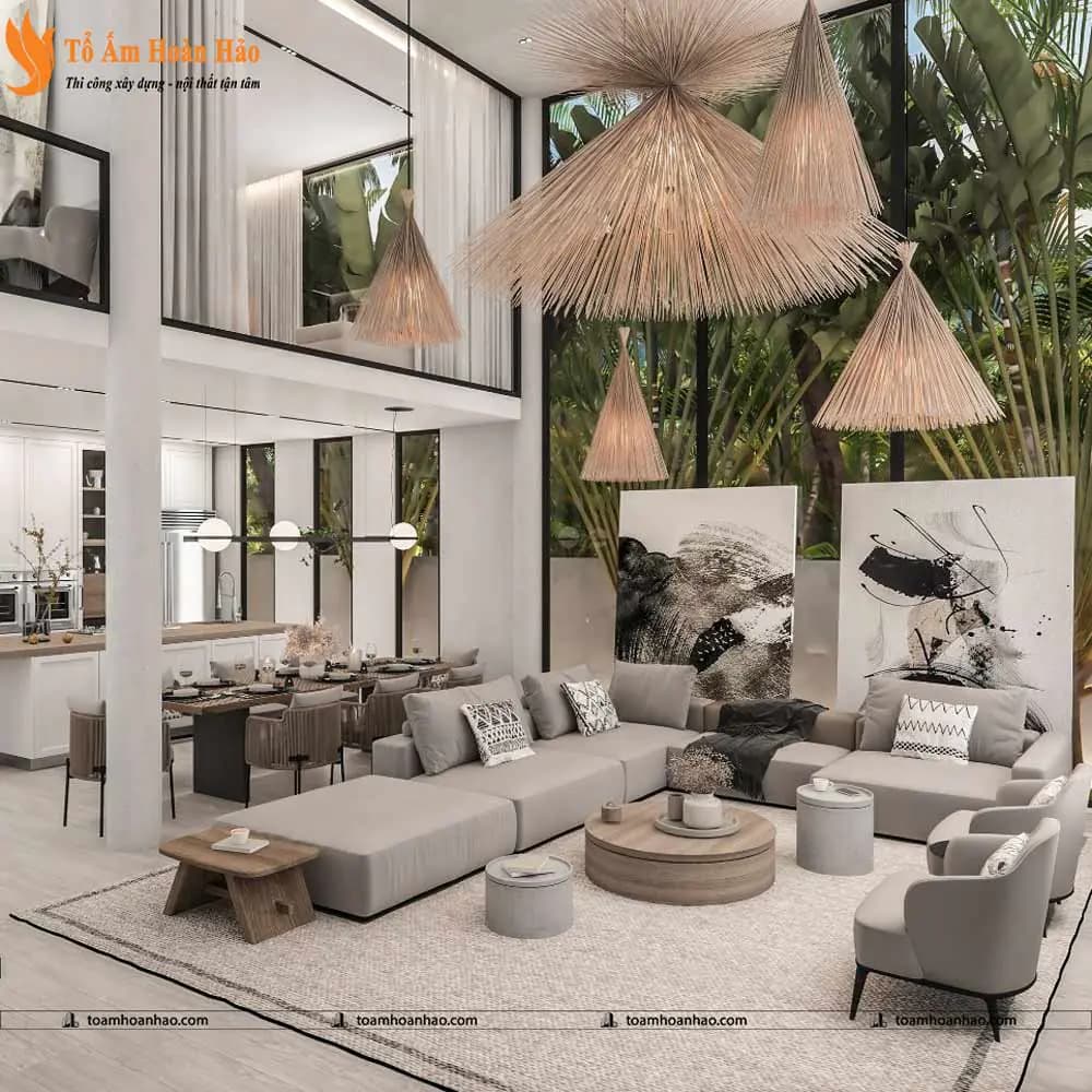 Phối cảnh 09 – THIẾT KẾ BIỆT THỰ VILLA SIÊU SANG – HÀ NỘI VỚI TỔNG DIỆN TÍCH 360m2
